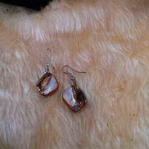 Unique shell earrings